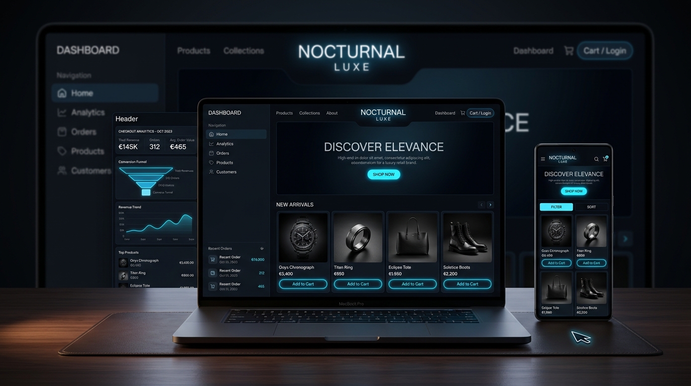 Nocturnal Luxe — Premium E-Commerce Store